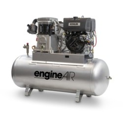 Compresor de aer cu piston, motor Honda - 7.52 kW, 1038 L/min, 14 bari - Rezervor 270 Litri - ABAC-engineAIR-11/270-14-ES-Diesel
