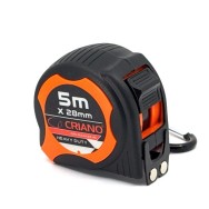 Ruleta Magnetica Heavy-Duty banda metalica cu dublu marcaj, ranforsata anti-shock si carabina, 5m x 28mm - CNO-RUL5X28-HD