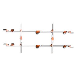 Sistem de transport cu 6 ventuze cu vacuum si bara transversala Agile Light Plus, 160kg - Battipav-11006/1