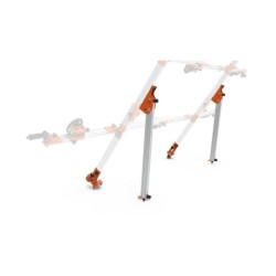 Sistem de transport cu 6 ventuze cu vacuum si bara transversala Agile Light Plus, 160kg - Battipav-11006/1