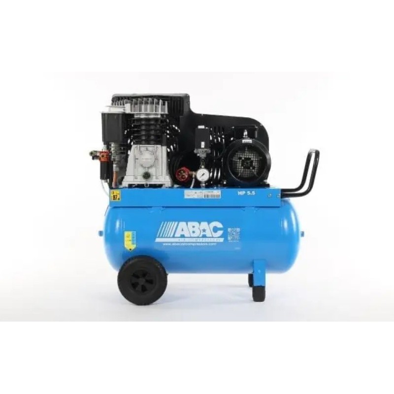 Compresor de aer cu piston - 400V, 4 kW, 653 L/min, 15 bari - Rezervor 90 Litri - ABAC-PRO-B5900B-90-CT5.5-15B