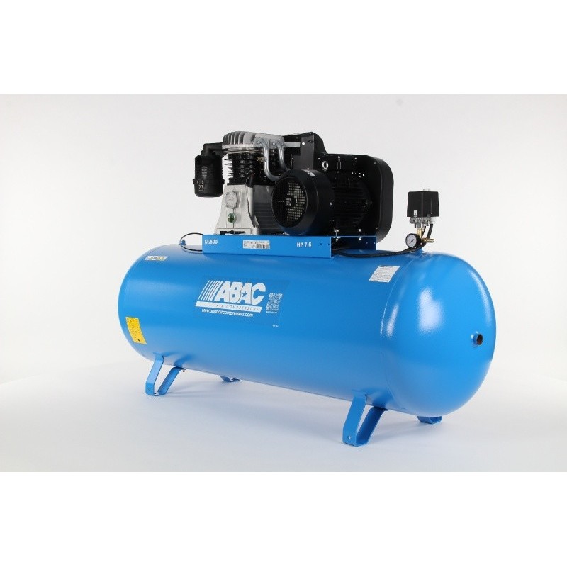 Compresor de aer cu piston - 400V, 5.6 kW, 827 L/min, 15 bari - Rezervor 500 Litri - ABAC-PRO-B6000/500-FT7.5-V400-15B