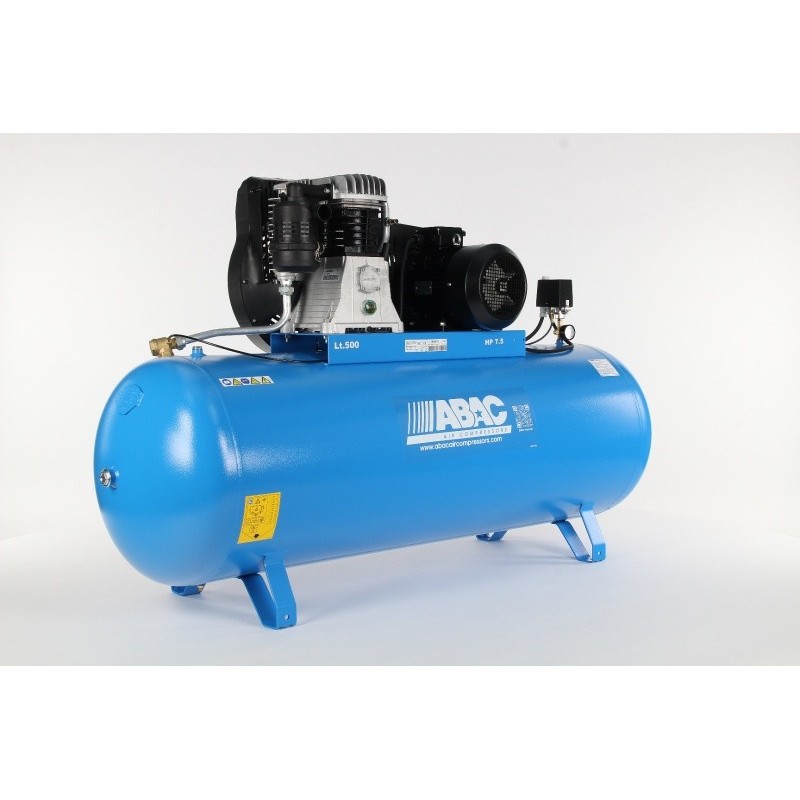 Compresor de aer cu piston - 400V, 5.6 kW, 827 L/min, 15 bari - Rezervor 500 Litri - ABAC-PRO-B6000/500-FT7.5-V400-15B