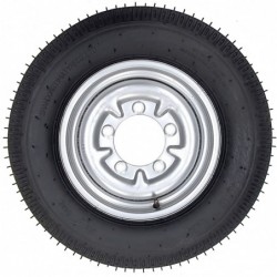 ProGARDEN Set roti complete 5.00-12, 5 prezoane pentru PRO-R600, Campo RM600C