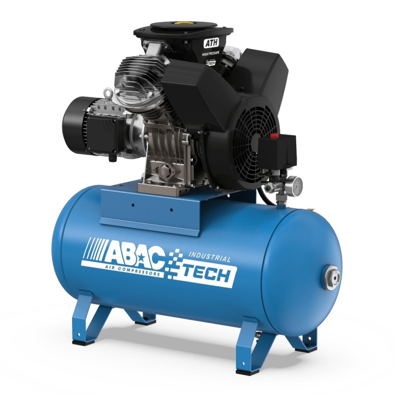 Compresor de aer, Industrial cu piston - 400V, 1.5 kW, 186 L/min, 15 bari - Rezervor 90 Litri - ABAC-ATH-2-90-15-400/3/50CE Compresor de aer, Industrial cu piston - 400V, 1.5 kW, 186 L/min, 15 bari - Rezervor 90 Litri - ABAC-ATH-2-90-15-400/3/50CE