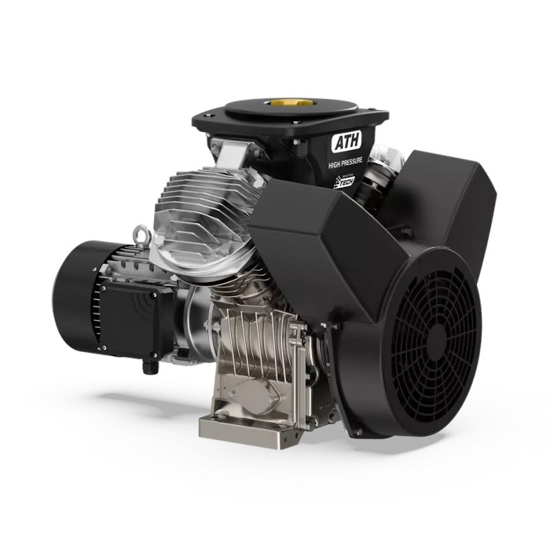 Compresor de aer, Industrial cu piston (doar compresorul) - 400V, 7.5 kW, 510 L/min, 30 bari - fara Rezervor - ABAC-ATH-10-PP-30 Compresor de aer, Industrial cu piston (doar compresorul) - 400V, 7.5 kW, 510 L/min, 30 bari - fara Rezervor - ABAC-ATH-10-PP-30