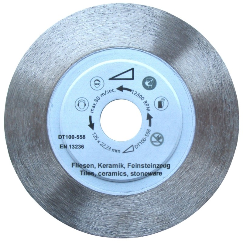 Disc DiamantatExpert pt. Gresie dura, Portelan dur, Granit - 125x22.2 (mm) Super Premium - DXDH.3925.125