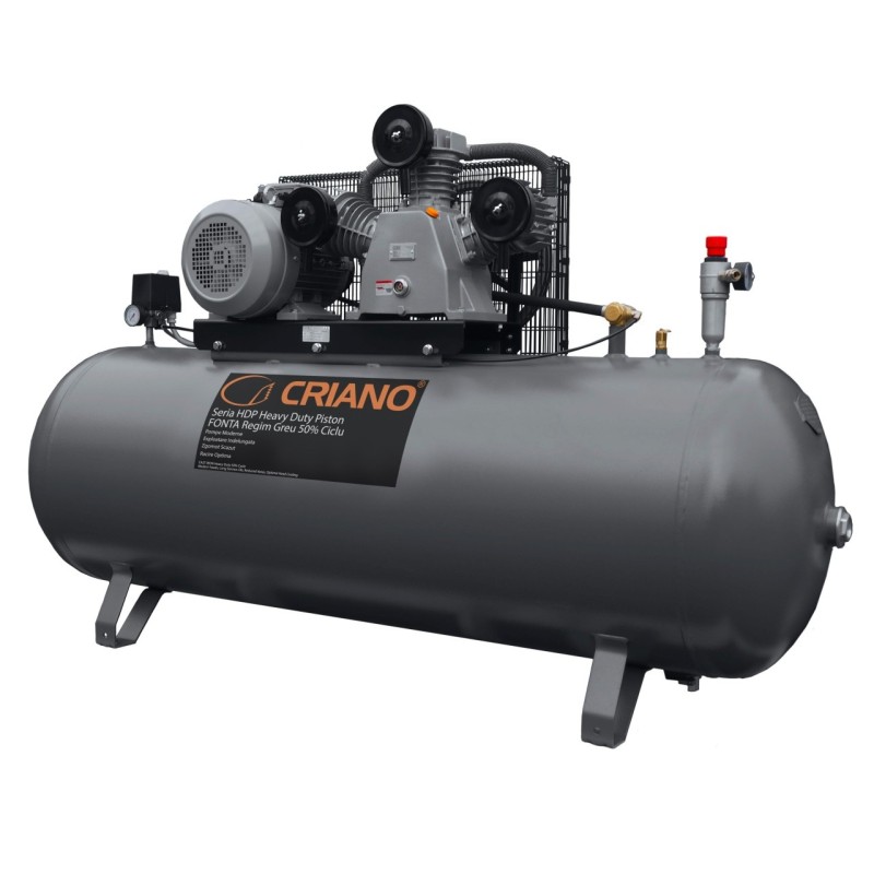 Compresor de aer HEAVY-DUTY Profesional cu piston 7.5CP, 900 L/min, 10bar - Rezervor 500 litri - CNO-HDP900-500 Compresor de aer HEAVY-DUTY Profesional cu piston 7.5CP, 900 L/min, 10bar - Rezervor 500 litri - CNO-HDP900-500