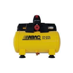 Compresor de aer cu piston fara ulei, silentios - 0.55 kW, 110 L/min, 8 bari - Rezervor 6 Litri - ABAC-START-XT-SIL-07