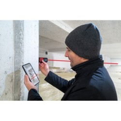 Telemetru cu laser roșu & Bluetooth/Camera - 80m, METRON 80 BTC - Sola-71029101