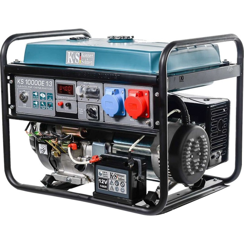 SH - RESIGILAT- Generator de curent 8 kW benzina PRO - Konner & Sohnen - KS-10000E-1/3
