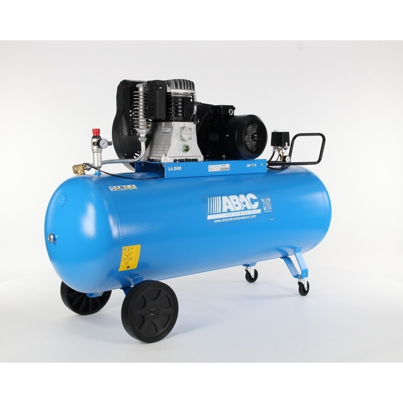 Compresor de aer cu piston - 5.5 kW, 827 L/min, 11 bari - Rezervor 500 Litri - ABAC-PRO-B6000-500-CT7.5-V400-CE Compresor de aer cu piston - 5.5 kW, 827 L/min, 11 bari - Rezervor 500 Litri - ABAC-PRO-B6000-500-CT7.5-V400-CE