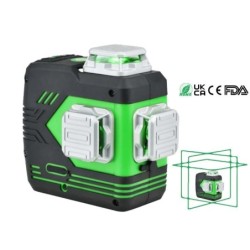 Nivela Laser Verde 3D - 360°, cu autonivelare - Beiter BART-3DG PRO
