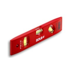 Nivelă torpedo ( Boloboc ) din plastic, cu magnet PTM 5, 20cm - Sola-01430620