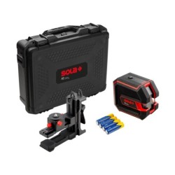 Laser verde, cu linii în cruce si punct, X2 GREEN Professional - distanta 30m, (adaptor si valiza incluse) - Sola-71014101