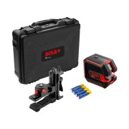 Laser verde, cu linii în cruce si punct, X2 GREEN Professional - distanta 30m, (adaptor si valiza incluse) - Sola-71014101