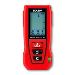 Telemetru cu laser roșu si bluetooth - 30m, METRON 30 BT - Sola-71025101