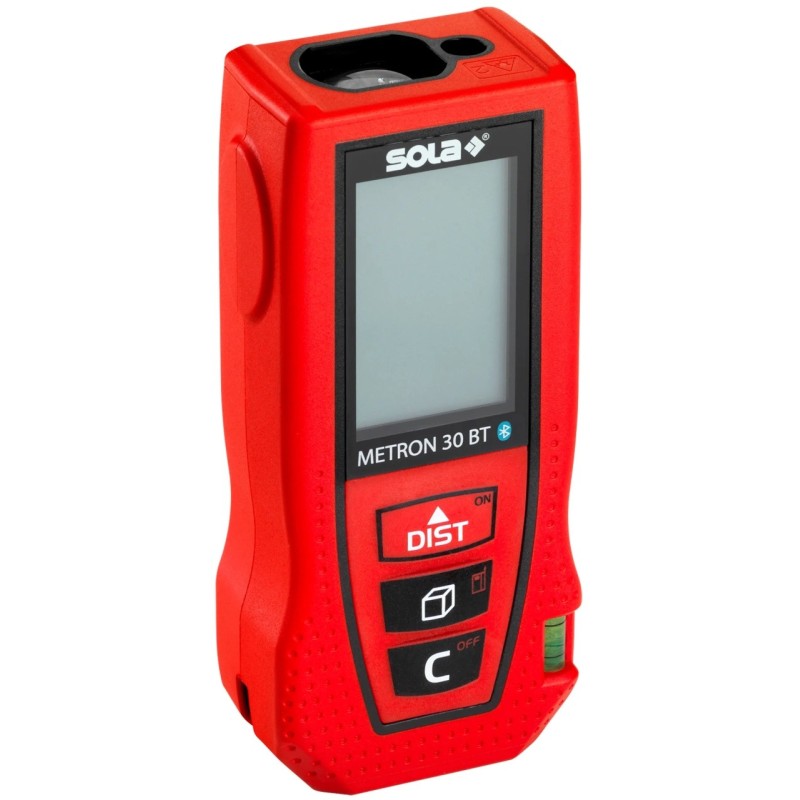 Telemetru cu laser roșu si bluetooth - 30m, METRON 30 BT - Sola-71025101
