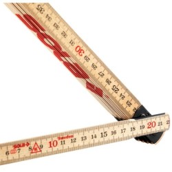 Metru pliant din lemn natur H 2/10, 2m - Sola-53010201