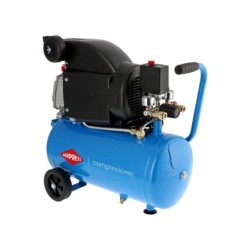 SH-RESIGILAT-Compresor de aer profesional cu piston - Blue Series 1.5kW, 196L/min, 8 bari - Rezervor 24 Litri - AirPress-HL310/2
