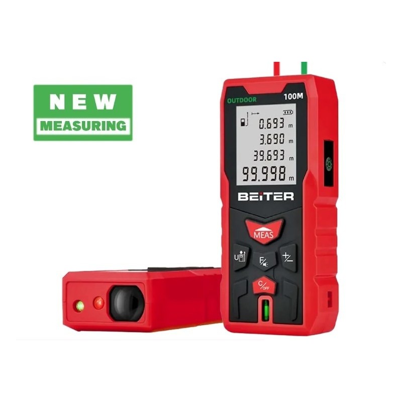 Telemetru Laser Dual - rosu si verde, 70m - Beiter G70M