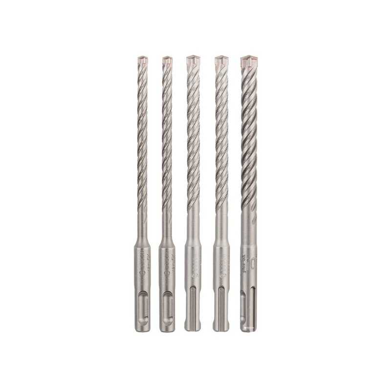 Bosch Set 5 burghie pentru gaurire cu percutie SDS Plus-5X, D6-10mm