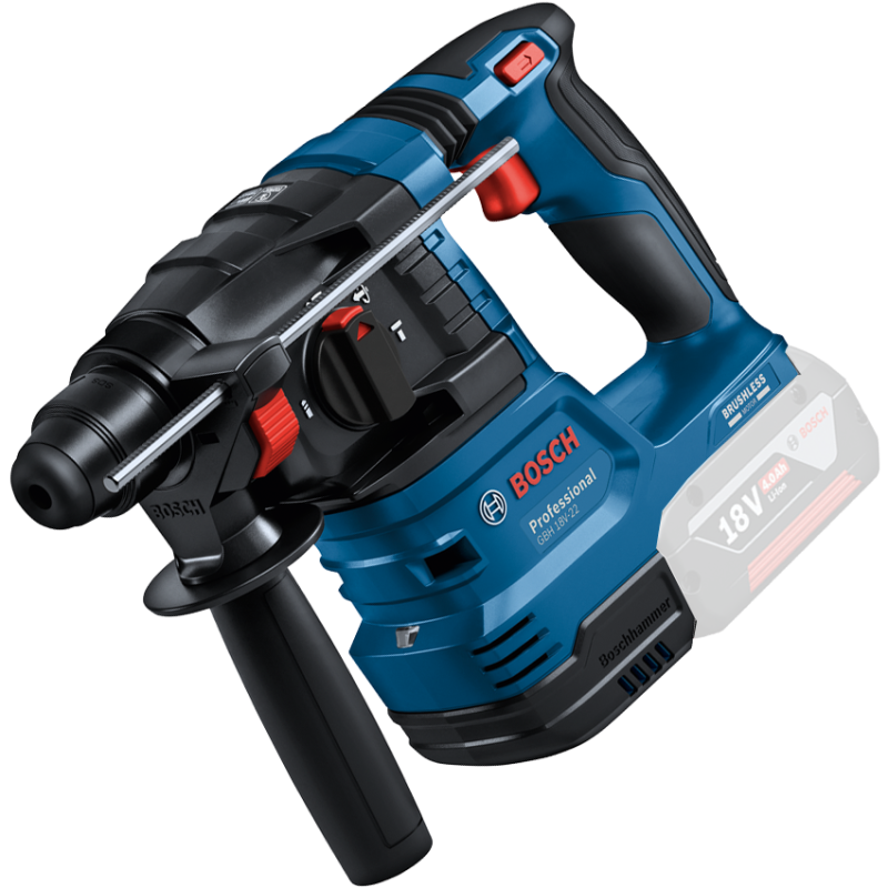BOSCH GBH 18V-22 (SOLO) Ciocan rotopercutor brushless, Li-Ion, 1.9J, fara acumulator in set