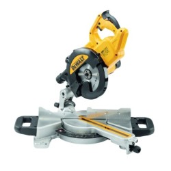 DEWALT DWS774-QS Ferastrau circular stationar cu sanie de glisare 1400 W, Ø216