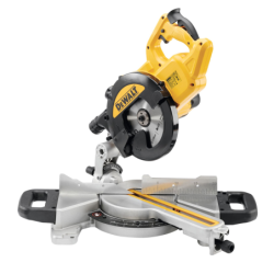 DEWALT DWS773-QS Ferastrau circular stationar cu sanie de glisare 1300 W, Ø216