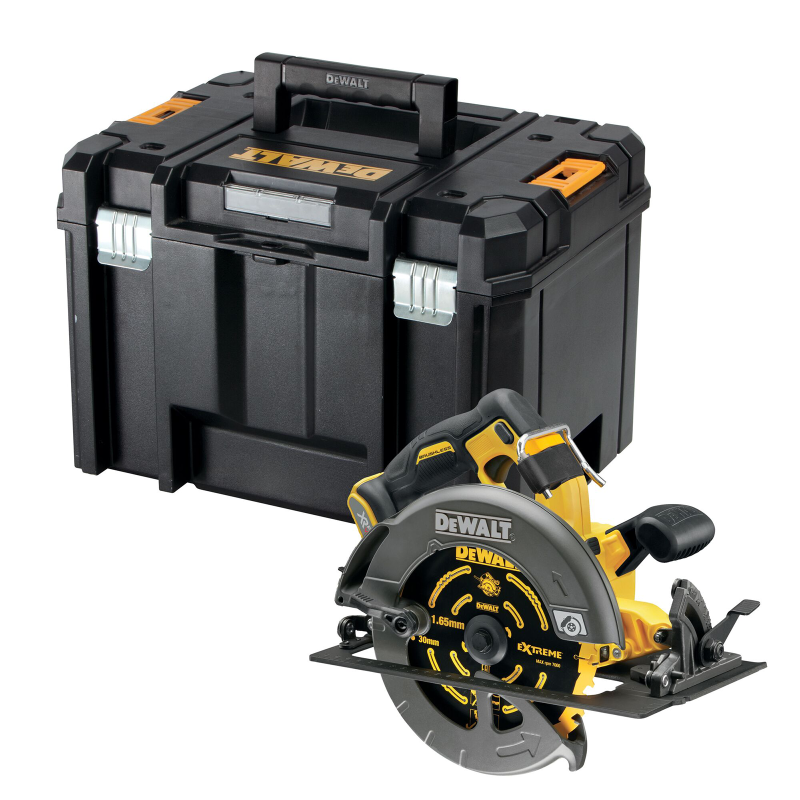 DEWALT DCS578NT-XJ Ferastrau circular Li-Ion, brushless + Valiza (fara acumulator si incarcator)