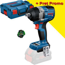 BOSCH GDS 18V-750 C (SOLO) Surubelnita cu impact brushless, Li-Ion, 750Nm, prindere 1/2", fara acumulator in set + L-BOXX
