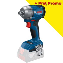 BOSCH GDS 18V-350 (SOLO) Surubelnita cu impact brushless, Li-Ion, 350Nm, prindere 1/2", fara acumulator in set