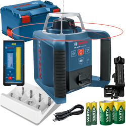BOSCH GRL 300 HV + LR 451 Nivela laser rotativa (300 m) + Receptor + L-BOXX