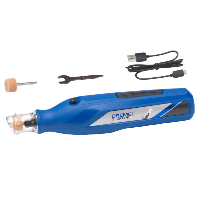 DREMEL 7350-1/2 Trusa de pedichiura animale 7350PET, 3.6V, 2Ah