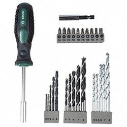 Bosch Set 27 accesorii,burghie si capete surubelnita