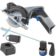 DREMEL CS12V-S1 Ferastrau compact Blueprint cu 1 acumulator 12V, 2Ah