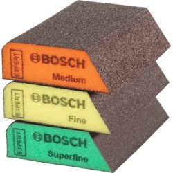 Bosch Set 3 bureți abrazivi EXPERT S470, 69x97x26mm