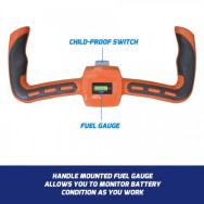 Redback E137C Masina de tuns gazon acumulatori 40V, 370mm, 40L, reglaj central, solo