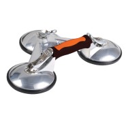 Ventuza tripla profesionala cu corp din Aluminiu - Ø123mm, 160kg - CNO-ALUV3