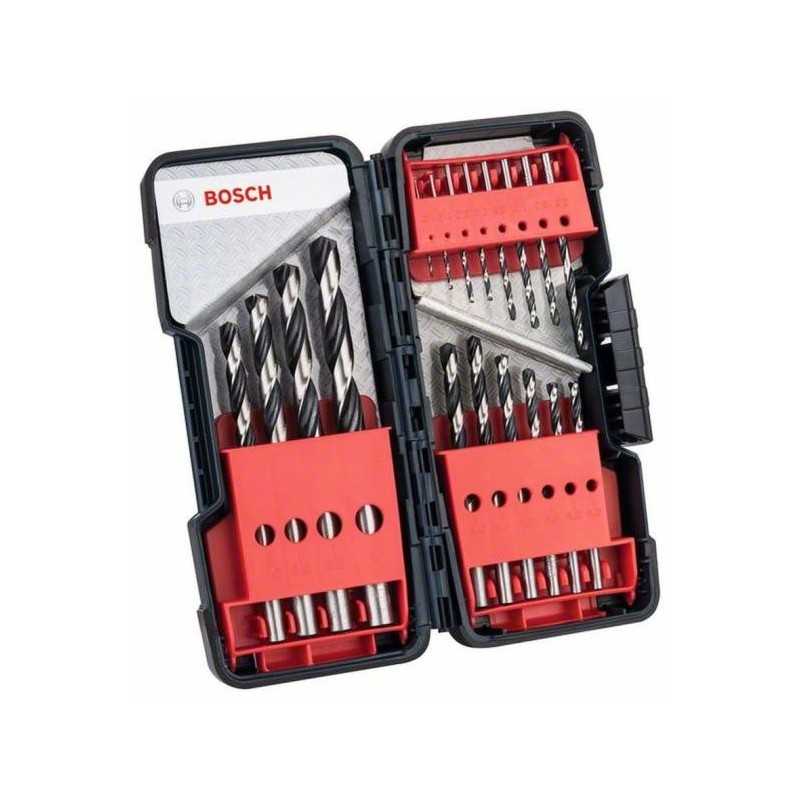Bosch Set 18 burghie spirale HSS PointTeQ ToughBox, D1-10mm