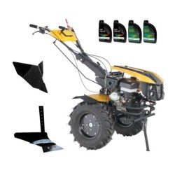 ProGARDEN Pachet Campo 1873 Alpine V2 Motocultor 18CP + Plug simplu + Plug bilonat/rarita + 4L Ulei