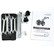 Progarden Motocositoare multifunctionala Campo U16E/BC120M 14CP, benzina, 120cm, 2 lame mobile, inclinare lama