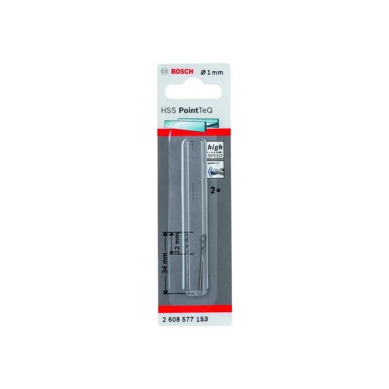 Bosch Set 2 burghie spiral HSS PointTeQ, 1x12mm