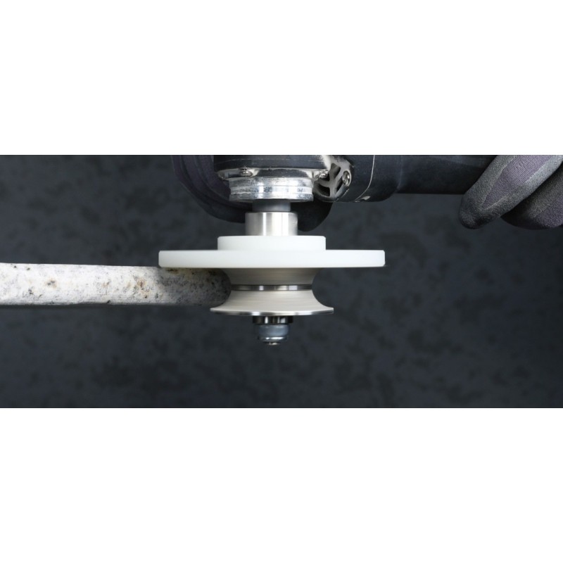 Freza diamantata pentru profilare Profil Bizot 45°, R-10mm, ∅115xM14 - BIHUI-DCPE45