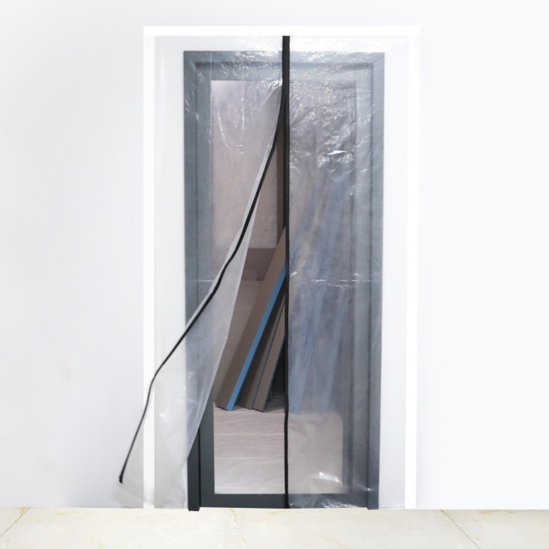 Protectie anti-praf usa, prindere magnetică 220x120cm - BIHUI-DCSDDM