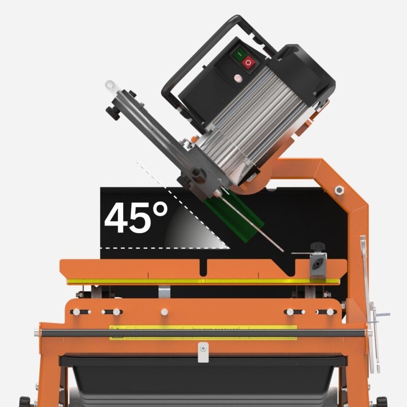 Masina de taiat materiale de constructii 80cm / 135mm, Ø 400mm, ELETTA - Battipav-8000-400SJ