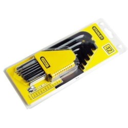 Stanley 0-69-257 Set 12 Chei imbus lungi, Cap sferic 1/16-3/8", L