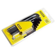 Stanley 0-69-257 Set 12 Chei imbus lungi, Cap sferic 1/16-3/8", L
