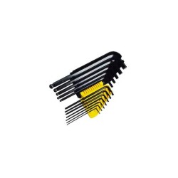 Stanley 0-69-257 Set 12 Chei imbus lungi, Cap sferic 1/16-3/8", L