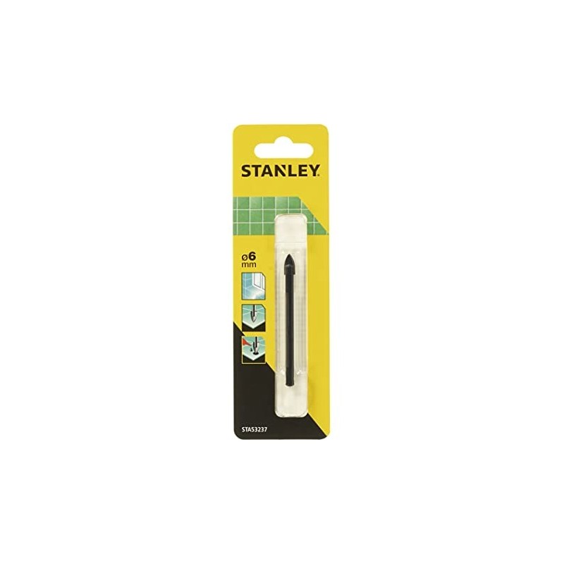 Stanley STA53237-QZ Burghiu sticla, placi ceramice 6x76mm